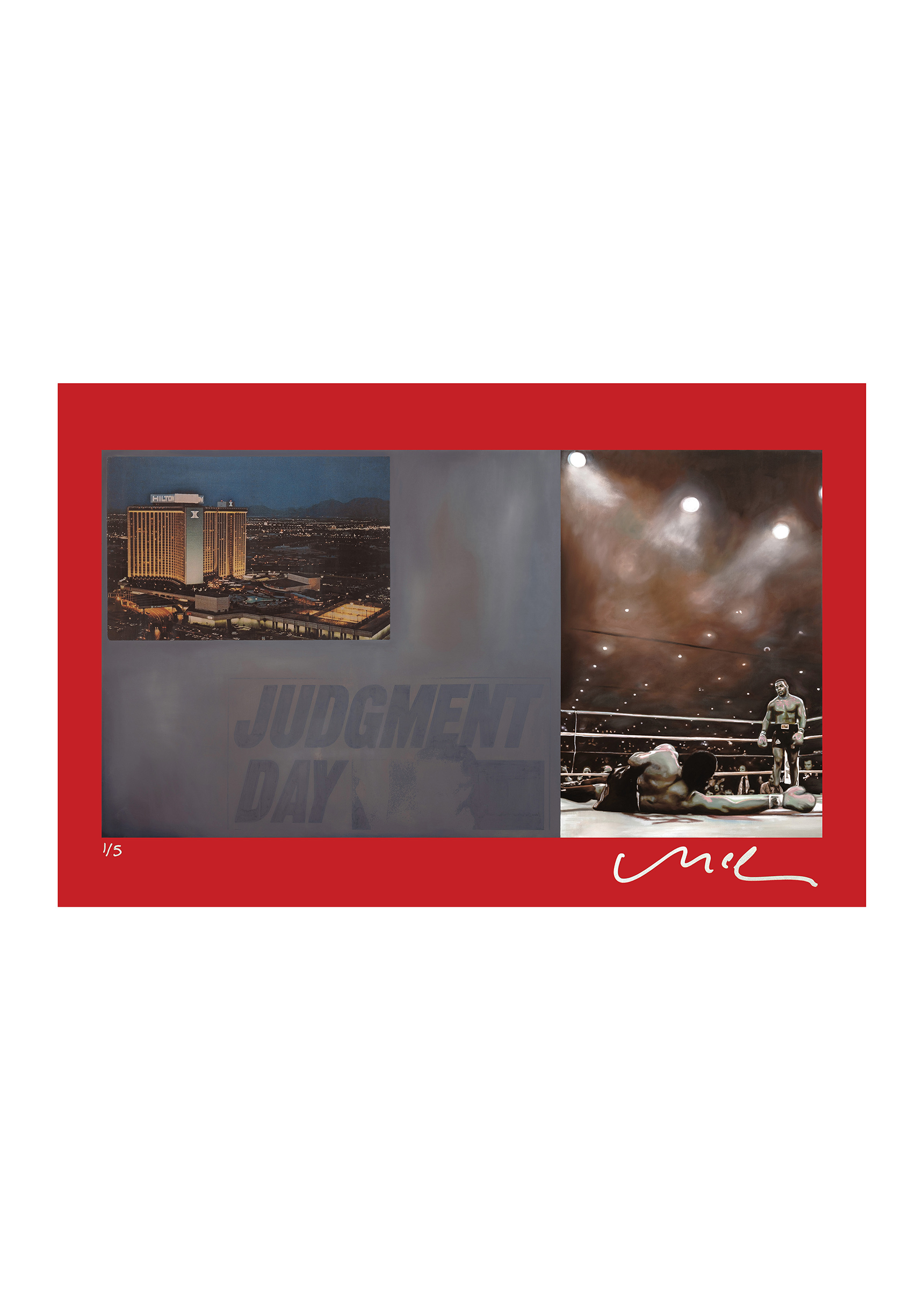 Judgment Day Silver Blind Pack | Matt McCormick Signed Mike Tyson 11"x17" Print