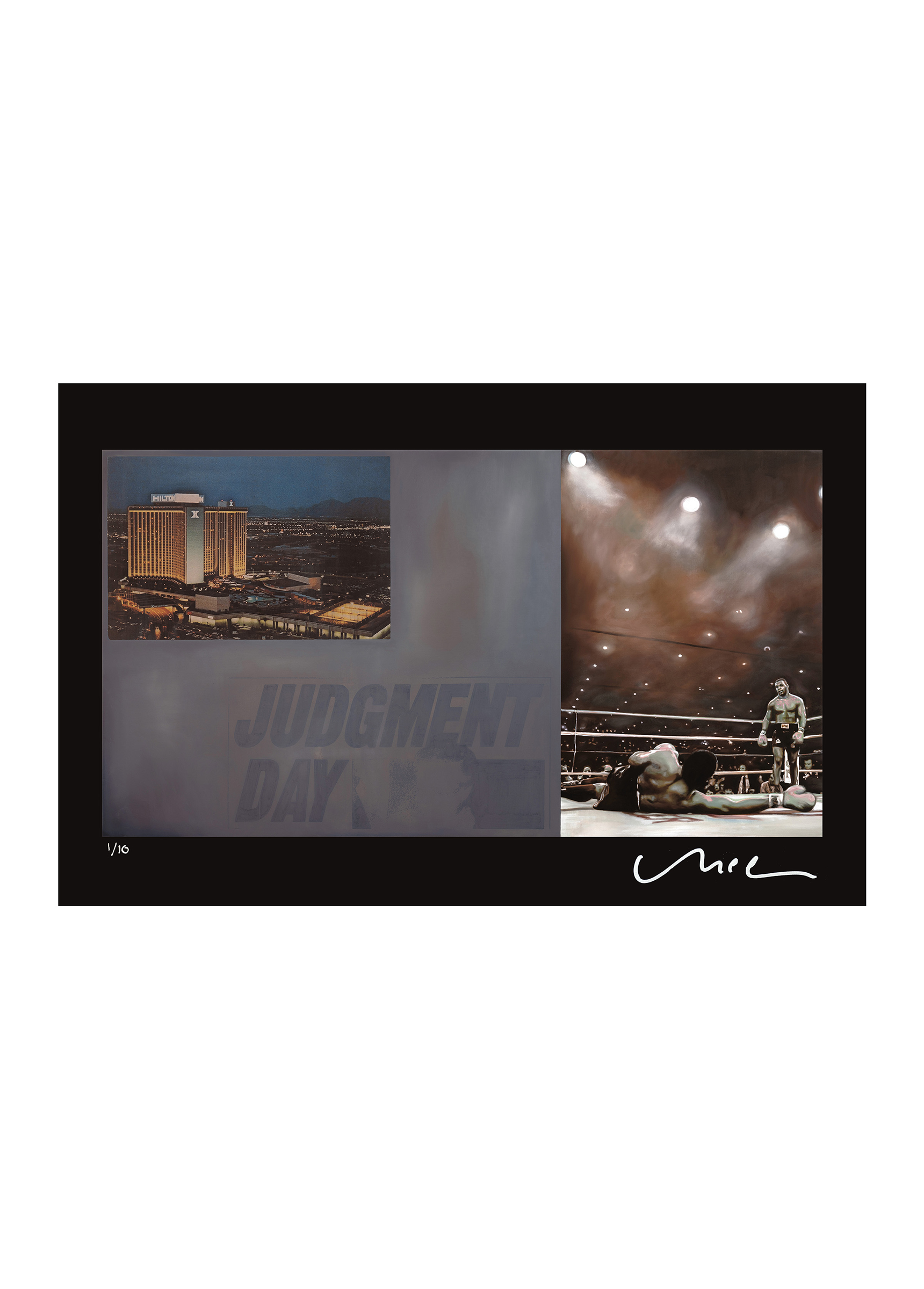 Judgment Day Silver Blind Pack | Matt McCormick Signed Mike Tyson 11"x17" Print