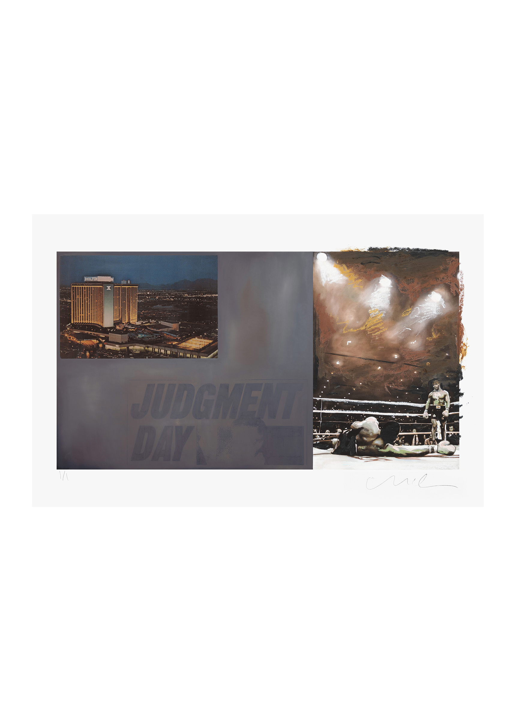 Judgment Day Silver Blind Pack | Matt McCormick Signed Mike Tyson 11"x17" Print