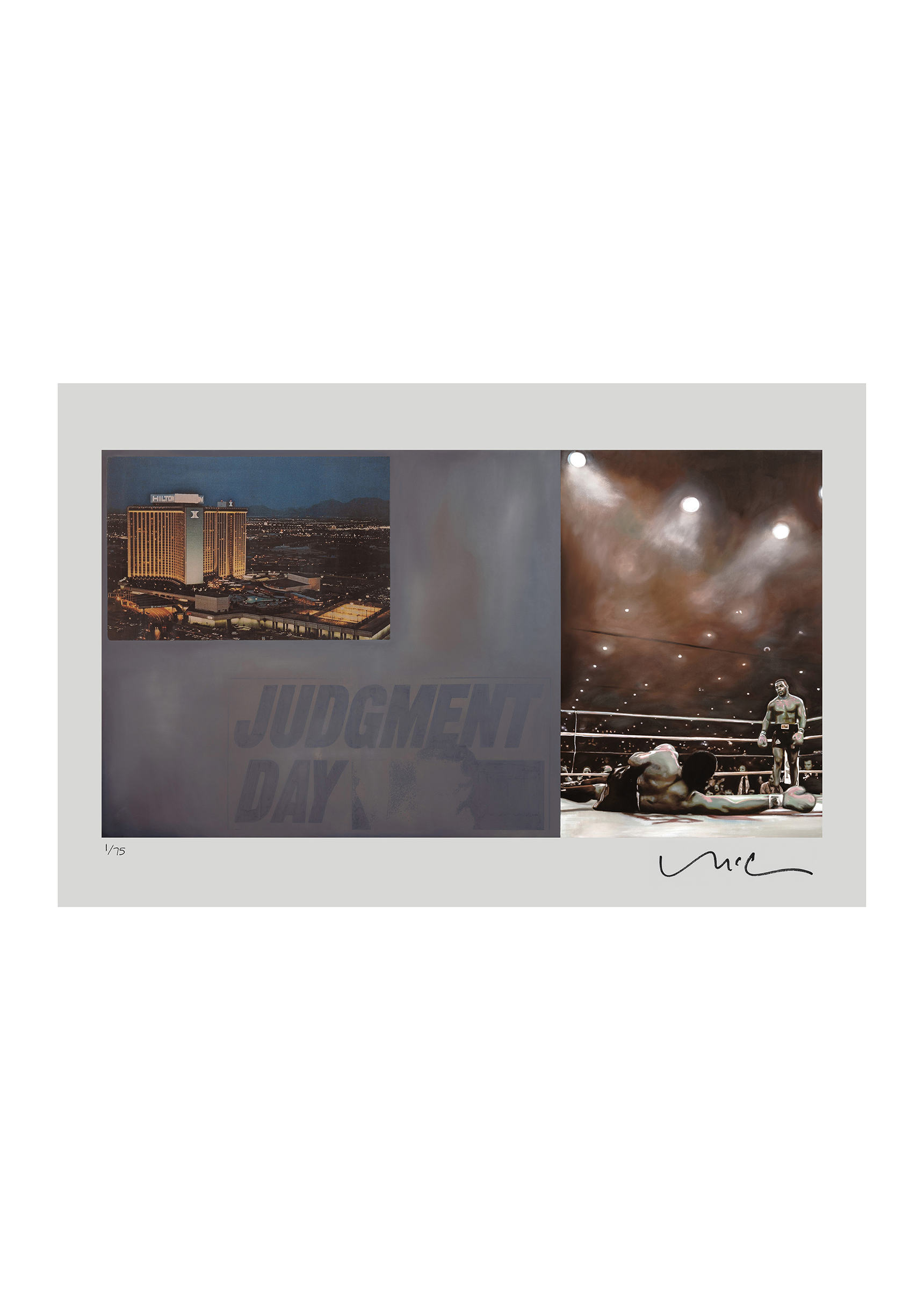 Judgment Day Silver Blind Pack | Matt McCormick Signed Mike Tyson 11"x17" Print
