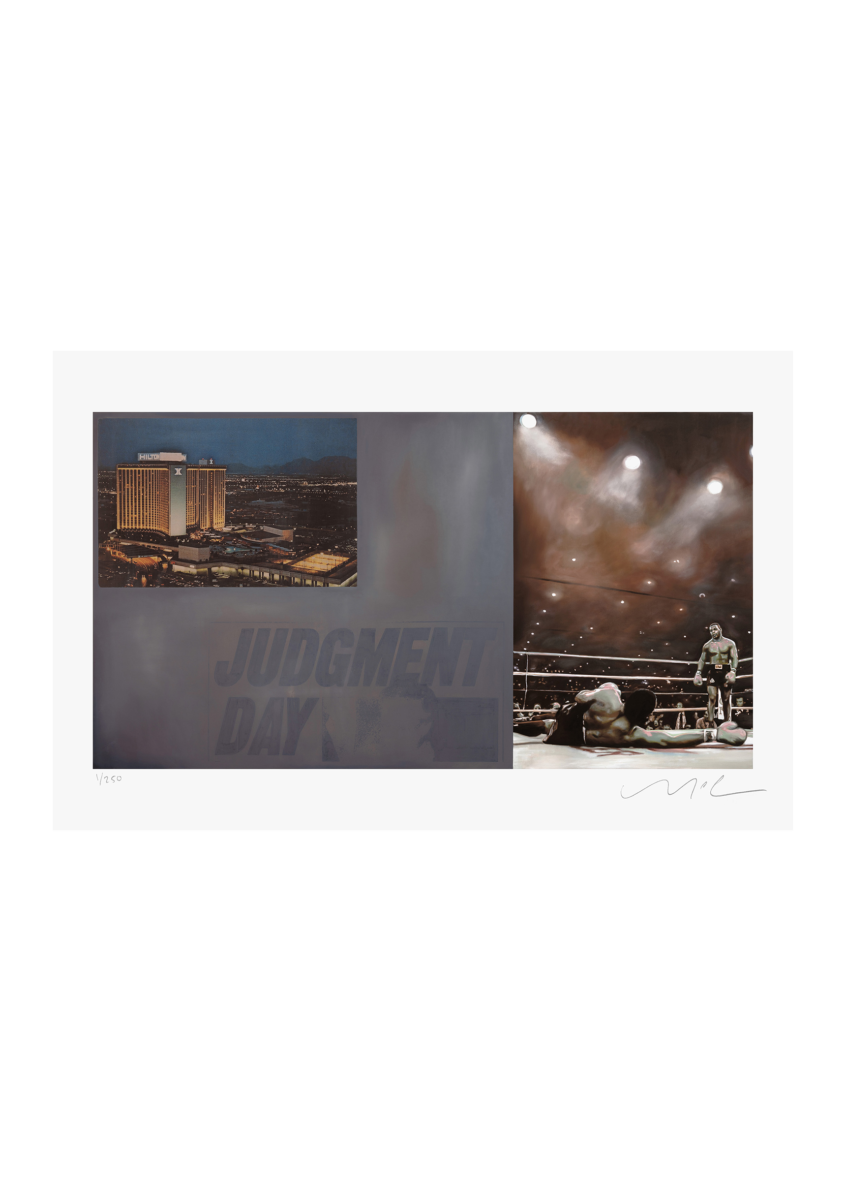 Judgment Day Silver Blind Pack | Matt McCormick Signed Mike Tyson 11"x17" Print